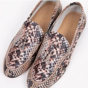 Caron Callahan snakeskin loafer